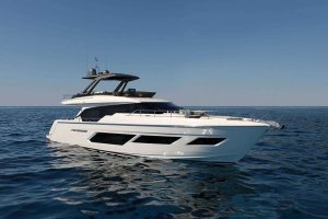 1 Ferretti 720 Flybridge Yacht