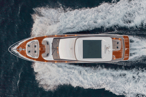 10 Princess Y72 Motor Yacht aerial