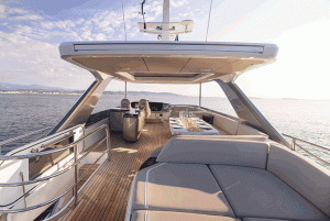 22 Princess Y72 Motor Yacht fly