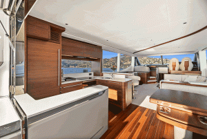 26 Princess Y72 Motor Yacht galley