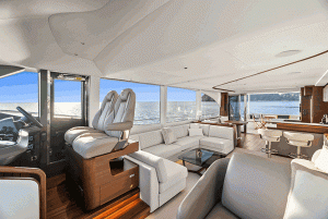 32 Princess Y72 Motor Yacht helm 1